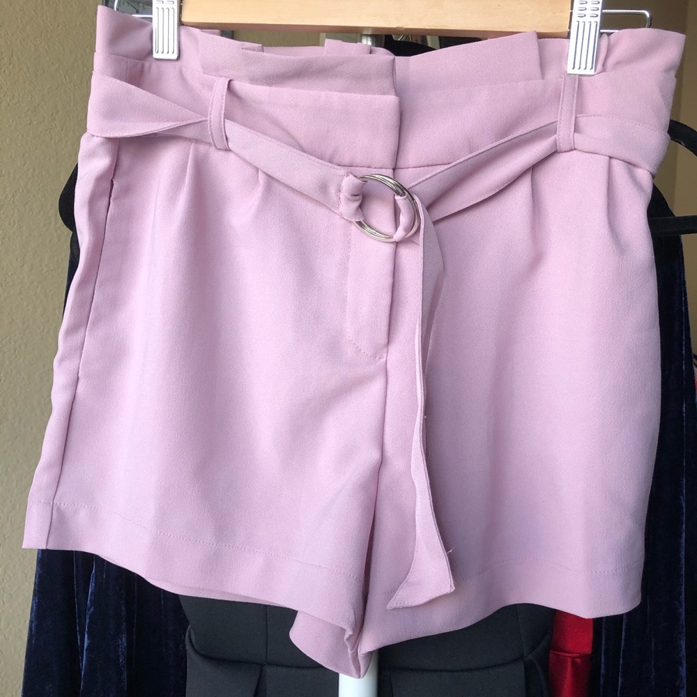 Baby pink/purple shorts